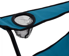 Καρέκλα - Πολυθρόνα FISHERMAN C5096 Camping Πτυσσόμενη με Θέση για Ποτήρι 77x47x80 εκ.