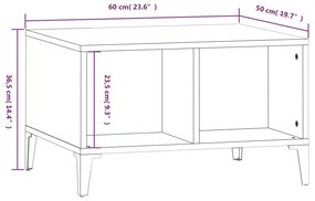 ΤΡΑΠΕΖΑΚΙ ΣΑΛΟΝΙΟΥ ΚΑΠΝΙΣΤΗ ΔΡΥΣ 60X50X36,5ΕΚ. ΕΠΕΞΕΡΓΑΣΜ. ΞΥΛΟ 821041