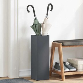 vidaXL Σχέδιο & βάση αποθήκευσης Ανθρακί 15.5 x 15.5 x 49 εκ Ατσάλι