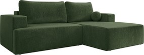 Γωνιακός καναπές Mivo-Prasino-Δεξιά