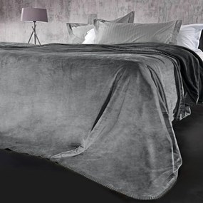 Κουβέρτα Velvet (Σετ 2τμχ) Vison Guy Laroche Υπέρδιπλo 220x240cm 100% Cotton Flannel