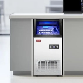 VEVOR Commercial Ice Maker Freestanding Cabinet Machine 110lbs/24H 36 Ice Cubes