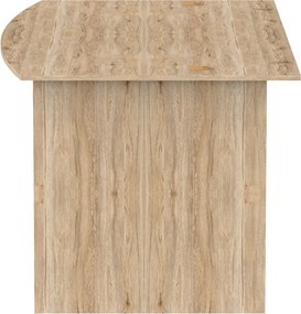 Γραφείο εργασίας Anze pakoworld φυσικό μελαμίνης 180x93.5x75εκ