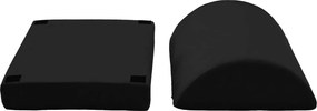 vidaXL 44 x 29 x 17 εκ. Σφιχτό PU Αφρός Μαύρο