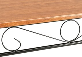 vidaXL Τραπεζαρία Καφέ 120 x 70 x 75 εκ. από MDF