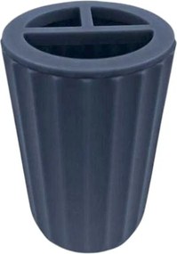 Θήκες οδοντόβουρτσας πλαστικές σε σετ 5Χ - Blue - 21704