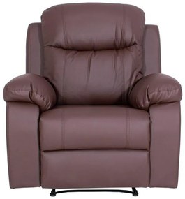 Πολυθρόνα Relax Chicago 1113 Fylliana Μόκα Τεχνόδερμα 97x90x100 εκ. 97x90x100 εκ.