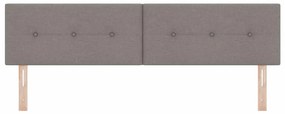 vidaXL Κεφαλάρι με κεφαλάρι Taupe 180 cm ύφασμα