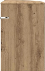 vidaXL End Table Artisan Oak 39,7 x 39,7 x 60 εκ Επεξεργασμένο ξύλο
