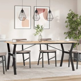 vidaXL Πόδια Τραπεζαρίας σε Σχήμα «Y» 160x80x73 εκ. Ατσάλι