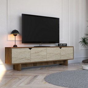 TV Stand Istemi - Walnut, Travertine Walnut
Travertine