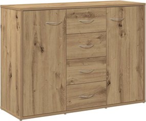 vidaXL Ντουλάπι Αρτισιανή Δρυς 88x30x64 εκ. από Επεξεργ. Ξύλο