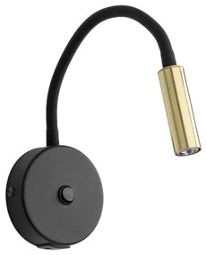 Απλίκα Φωτιστικό Τοίχου 1xG9 Reading Light USB Lagos TK Lighting-10200-Μαύρο 10200