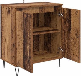 vidaXL Πλαϊνό γραφείο Παλιό Ξύλο 60 x 35 x 70 cm Επεξεργασμένο Ξύλο