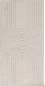 vidaXL Χαλιά χώρου Ορθογώνιος GALATI Κρεμ 150 x 80 cm Πολυεστέρας