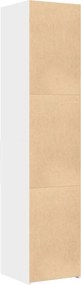 vidaXL Ντουλάπι Λευκό 40x42,5x185 εκ. από Επεξεργασμένο Ξύλο