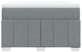 ΚΡΕΒΑΤΙ BOXSPRING ΜΕ ΣΤΡΩΜΑ ΑΝΟΙΧΤΟ ΓΚΡΙ 120X200 ΕΚ. ΥΦΑΣΜΑΤΙΝΟ 3285463