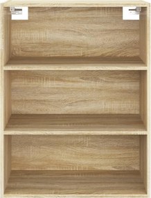 vidaXL Ντουλάπι Τοίχου Κρεμαστό Sonoma Δρυς 69,5 x 32,5 x 90 εκ.