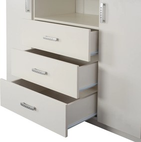 ΜΠΟΥΦΕΣ ADLER HM2430.03 ΜΕΛΑΜΙΝΗ ΛΕΥΚΗ 120X45X85Yεκ