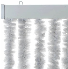 vidaXL Σήτα Εντόμων Γκρι 90 x 220 εκ. από Σενίλ