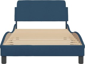 vidaXL Σκελετός Κρεβατιού με Κεφαλάρι Dover 100x200 εκ. Ύφασμα