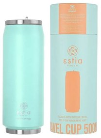 ESTIA ΘΕΡΜΟΣ TRAVEL CUP SAVE THE AEGEAN 500ml BERMUDA GREEN