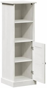 vidaXL Ντουλάπι Μπάνιου VIGO Λευκό 37 x 34 x 110 εκ Μασίφ ξύλο πεύκου