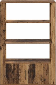 vidaXL Πλαϊνό γραφείο Παλαιό ξύλο 30 x 80 x 119.5 εκ