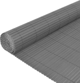 vidaXL Περίφραξη Κήπου Διπλής Όψης Γκρι 110 x 400 εκ.