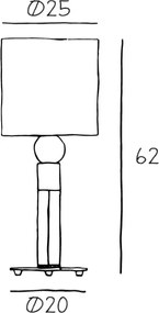 Επιτραπέζιο Φωτιστικό Carnival Table Lamp No. 2 Ø20cm Πολύχρωμο