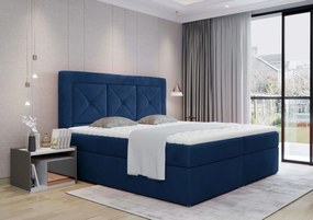 Επενδυμένο κρεβάτι Irma-140 x 200-Mple Skouro