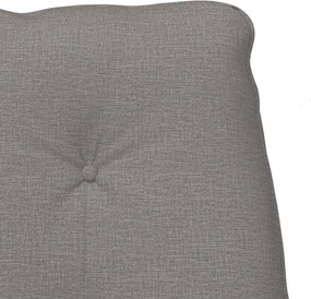 vidaXL Πολυθρόνα Taupe 69 x 74 x 93 εκ. Ύφασμα και Κόντρα Πλακέ