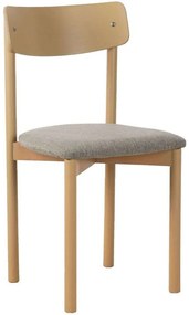 Καρέκλα Pisa 03-1088 44x43x82,5cm Sonoma Ξύλο,Ύφασμα