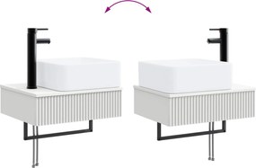 vidaXL Σετ Ντουλαπιών Μπάνιου 4 pcs Λευκό 50 x 14,5 x 70 εκ