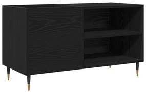 vidaXL Ντουλάπα Δισκογραφίας Μαύρο Δρυς 84,5x38x48 εκ Επεξεργασμένο Ξύλο