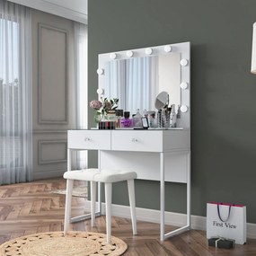 Τουαλέτα Μακιγιάζ Λευκό CAAN 90x40x141.8