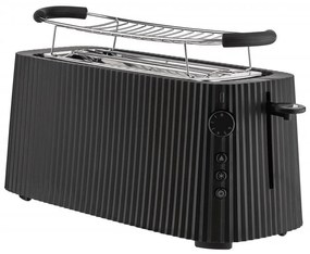 Φρυγανιέρα Plissé MDL15 B 46,5x18,5x25cm 1700W Black Alessi Polyresin
