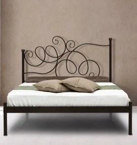 Κρεβάτι ΑΝΤΙΓΟΝΗ1 για στρώμα 150χ200 διπλό με επιλογή χρώματος