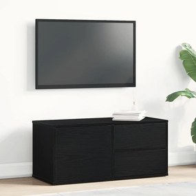 vidaXL Κονσόλα Τηλεόρασης από δρυς 80x34x35,5 εκ Επεξεργασμένο ξύλο