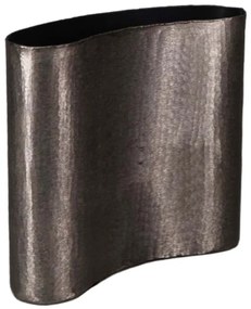 Βάζο Margo 018418 29x10x29cm Smoke Black Αλουμίνιο