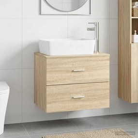 vidaXL Σετ Επίπλων Μπάνιου Sonoma Δρυς Επεξεργασμένο Ξύλο