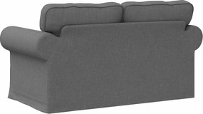 vidaXL Καναπές Σκούρο Γκρι
