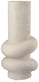 Βάζο -Ring- Κεραμικό Ανοιχτό Γκρι 31x15cm