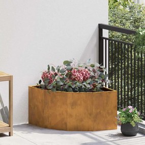 vidaXL Γωνιακό Ροδόδεντρο Σκ rusty 60 x 60 x 35 cm