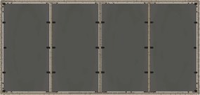 vidaXL Σετ Εξωτερικής Τραπέζης 9 pcs συνθετικό ρατάν