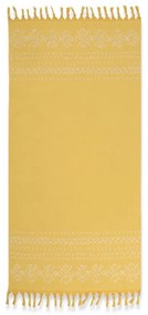 Πετσέτα Θαλάσσης Greyson Yellow Nef-Nef Θαλάσσης 90x170cm Βαμβάκι-Πολυέστερ