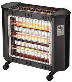 ERP Θερμάστρα Χαλαζία 2400W Μαύρη με Κοντρόλ 147-29701 Eurolamp 147-29701 Μαύρο