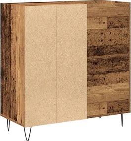 vidaXL Ντουλάπι δίσκων βινυλίου με ράφι artisan δρυς 85 x 38 x 89 εκ.