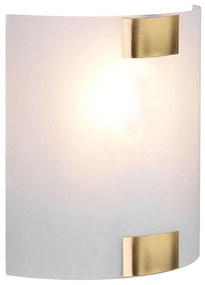 Φωτιστικό Τοίχου - Απλίκα  Pura 212700104 20x20cm 1xE27 40W Brass-White Trio Lighting