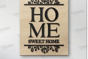 Intra απο ξύλο plywood 3mm-4mm πάχος 3D ξύλινη πινακίδα για το σπίτι Δίασταση 30x20 cm INTRAFABR-120713313